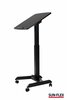 Reguleeritava kõrgusega laud Sun-Flex EasyDesk Pro, 60 x 52 cm, must