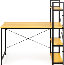 Kirjutuslaud Modern Home, 120 x 64 cm, helepruun/must