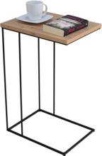 Külglaud ADRK Furniture Dru, 62 x 30 x 40 cm, pruun/must