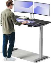 Elektriline reguleeritava kõrgusega laud Desktronic HomeOne, 140 x 70 cm, must/hall