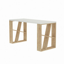 Kirjutuslaud Kalune Design Honey, tamm/valge