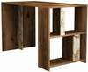 Kirjutuslaud Kalune Design Lima Marble, pruun/valge/beež/heledapruun