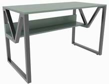 Kirjutuslaud Kalune Design Lona, 875ZNA4544, must/roheline