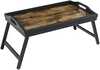 Kaasaskantav laud Songmics LLD106B01, 50 x 30 x 26 cm, pruun/must