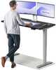 Reguleeritava kõrgusega laud Desktronic HomePro, 140 x 70 cm, hall/must