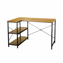 Kirjutuslaud Home4you Hedvig, 120 x 80 x 76 cm, tamm/must