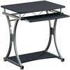 Arvutilaud Techly Compact, 700x550 mm, must/hall