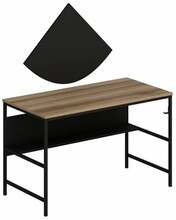 Kirjutuslaud Kalune Design Greta 4481, pruun/must