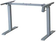 Reguleeritava kõrgusega laua raam Sun-Flex Deskframe II, 70-117 cm, hõbe/hall