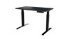 Arvutilaud reguleeritava kõrgusega Cama Meble MOON, 121 x 67 x 72-120 cm, must/antratsiit