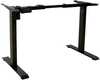 Reguleeritava kõrgusega kirjutuslaua jalg Home4you Ergo Optimal, 50-70 x 100-140 cm, must