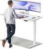 Reguleeritava kõrgusega laud Desktronic HomePro, 160 x 80 cm, valge