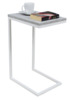 Külglaud ADRK Furniture Spark, 62 x 30 x 40 cm, hall/valge