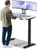 Elektriliselt reguleeritava kõrgusega kirjutuslaud Desktronic HomeOne, 120 x 60 cm, must/valge