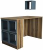 Kirjutuslaud Kalune Design Box 845, sinine/pruun