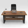 Kirjutuslaud Kalune Design MN01, pruun
