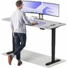 Reguleeritava kõrgusega laud Desktronic HomePro, 180 x 80 cm, must/hall