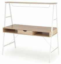 Kirjutuslaud Halmar B48, tamm/valge