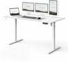 Kirjutuslaud reguleeritava kõrgusega Sense7 Nojo Light, 140×70 cm, valge