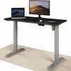 Reguleeritava kõrgusega laud Desktronic, 120 x 60cm, must/hall