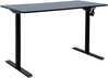 Töölaua Home4you ERGO LIGHT, 120 x 60 x H72,5-117,5 cm, must