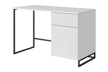 Kirjutuslaud Bogart Asha, 120 cm, valge/must