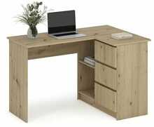 Nurgatöölaud Halmar BEGA, artisan tamm, V-UA-BEGA-D.ARTISAN