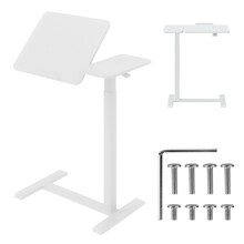 Mobiilne laud Maclean MC-120 W, 76-109 cm, valge, maks. 30 kg