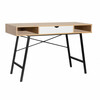 Kirjutuslaud Home4you Study, 120 x 48 x 76 cm, tamm/pruun