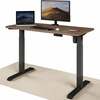 Reguleeritava kõrgusega laud Desktronic Home One, 120 x 60 cm, must/pähkel