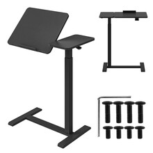 Mobiilne laud Maclean MC-120 B, 76-109 cm, must