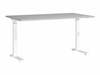 Kirjutuslaud Germania Downey, 80 x 140 cm, hall/valge