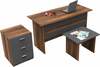 Kontorimööbli komplekt Kalune Design VO9 956LCS2104, 60 x 140 x 73.8 cm, antratsiit/pruun