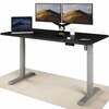 Reguleeritava kõrgusega kirjutuslaud Desktronic Home One, 160 x 80 cm, must/hall