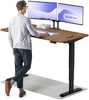 Reguleeritava kõrgusega kirjutuslaud Desktronic HomePro, 160 x 80 cm, must/pähkel