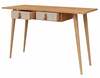 Kirjutuslaud Kalune Design Soomin, tamm/valge