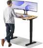 Reguleeritava kõrgusega laud Desktronic HomePro, 120 x 60 cm, must/tamm