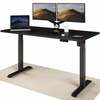 Reguleeritava kõrgusega laud Desktronic Home One, 160 x 80 cm, must