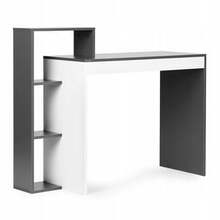 Kirjutuslaud ModernHome, 110 x 40 x 75 cm, valge/hall