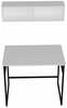 Kirjutuslaud Kalune Design Gama 541HDL1106, valge/must