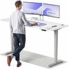 Elektriliselt reguleeritava kõrgusega kirjutuslaud Desktronic HomePro, 200 x 80 cm, hall/valge