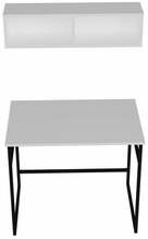 Kirjutuslaud Kalune Design Gama 541HDL1106, valge/must