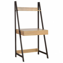 Kirjutuslaud Home4you Step, 74 x 48 x 146.5 cm, tamm/pruun