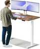 Elektriliselt reguleeritava kõrgusega kirjutuslaud Desktronic HomeOne, 140 x 70 cm, valge/pähkel