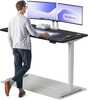 Reguleeritava kõrgusega laud Desktronic HomePro, 160 x 80 cm, must/hall