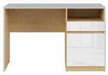 Kirjutuslaud Black Red White Nandu, tamm/valge/hall