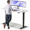 Reguleeritava kõrgusega laud Desktronic HomePro, 180 x 80 cm, must/valge