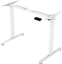 Lauajalg Home4You Ergo Fit 1 mootoriga, valge, 71.5-116 cm