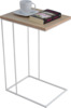 Külglaud ADRK Furniture Dru, 62 x 30 x 40 cm, helepruun/valge
