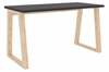 Kirjutuslaud ADRK Furniture Iwo, must/pruun